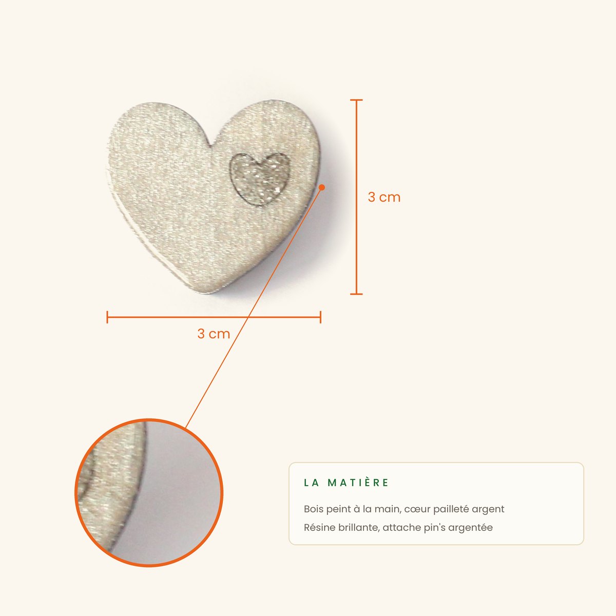 Simone · Cœur argenté – Image 2