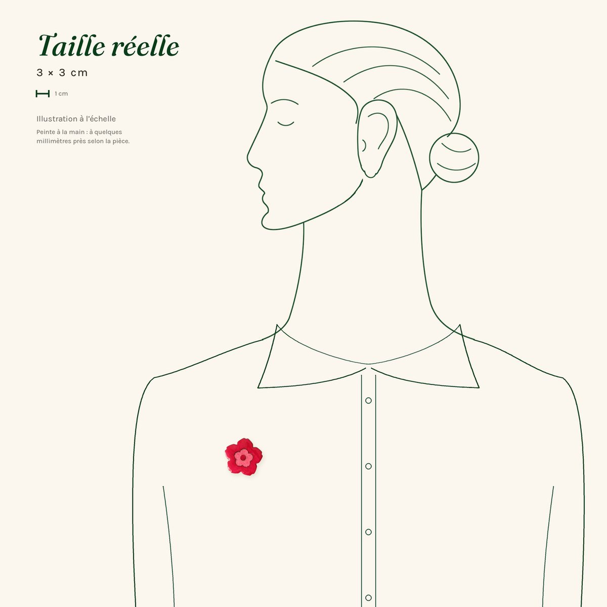 Lucienne · Fleur framboise – Image 3