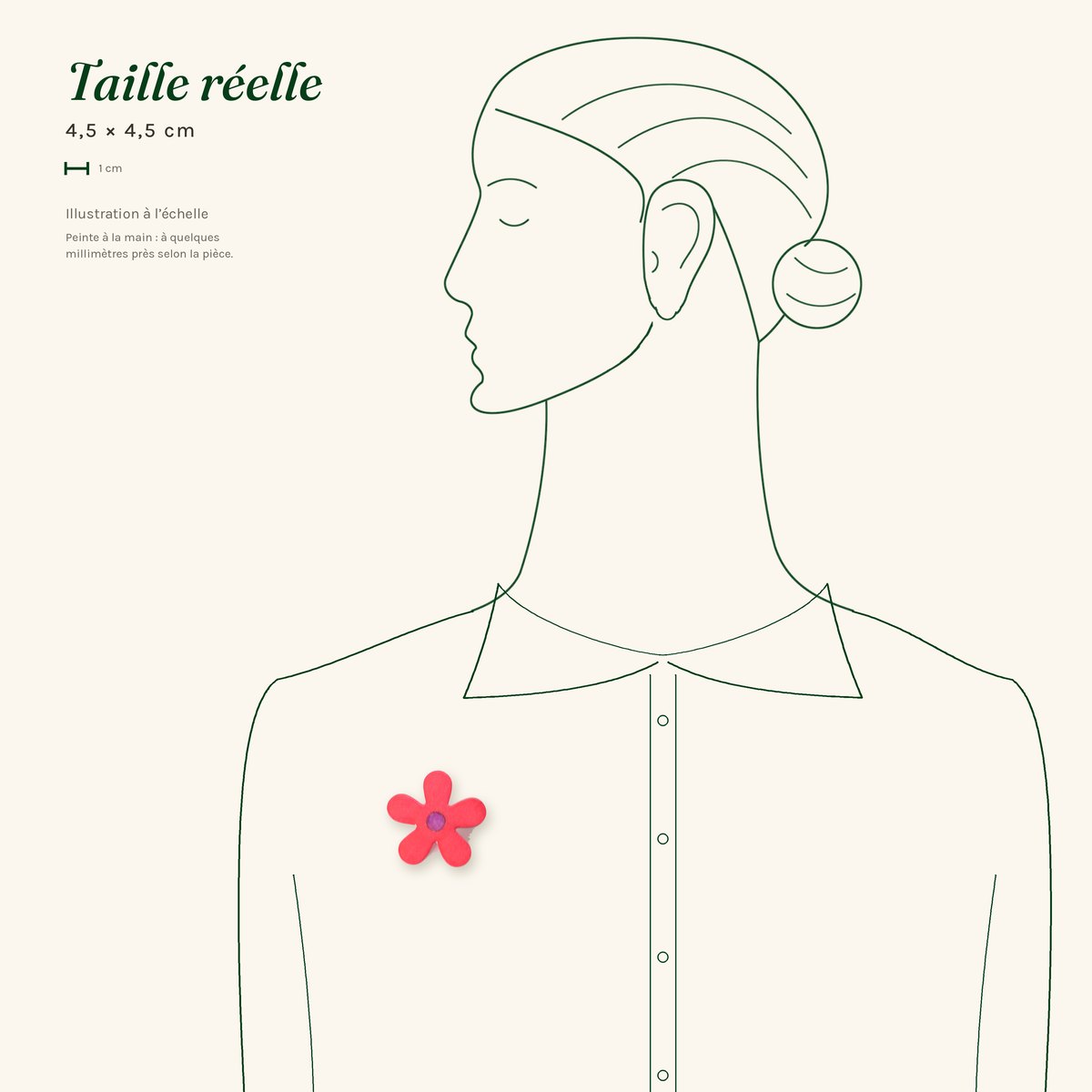 Denise · Grande fleur rose – Image 3