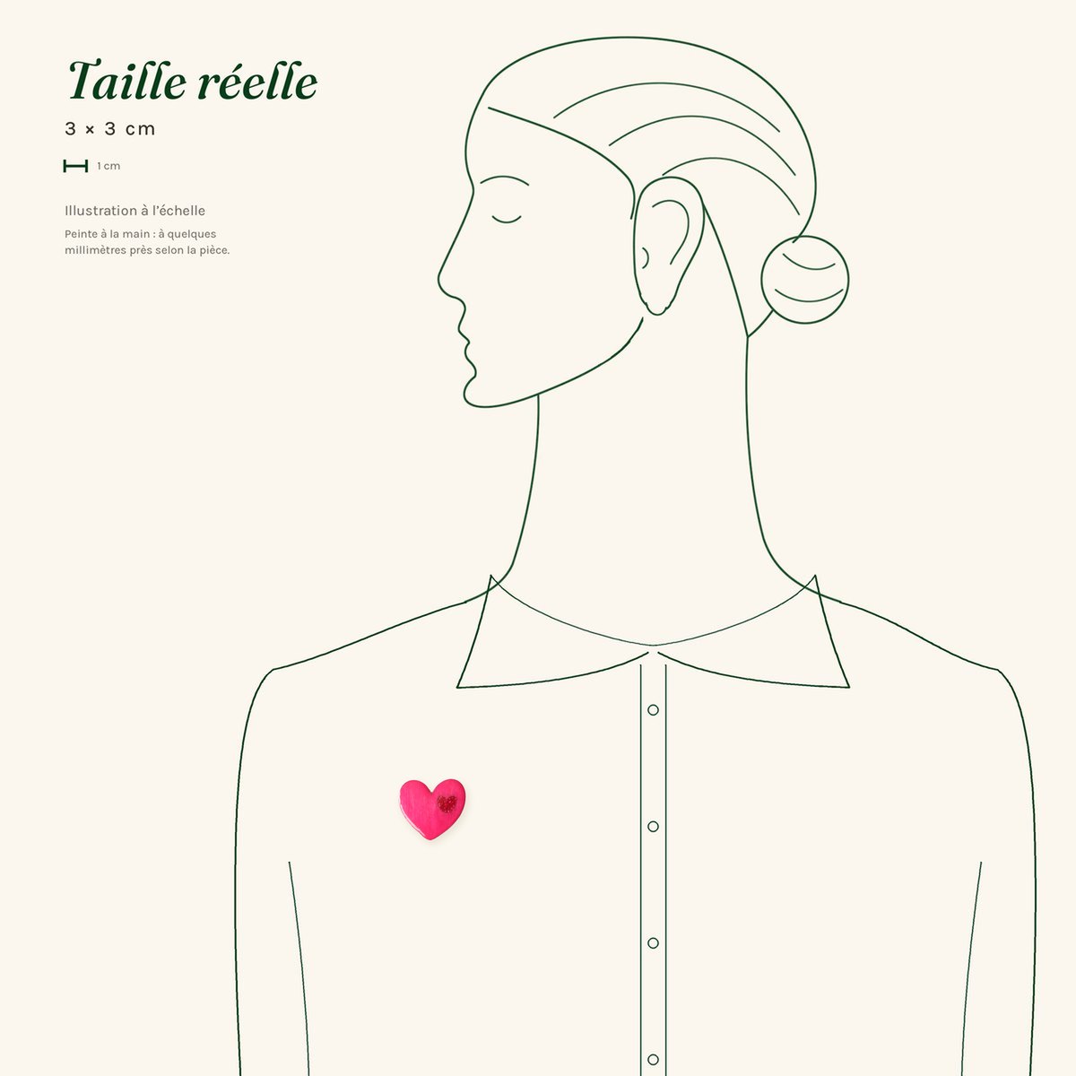 Simone · Cœur fuchsia – Image 3