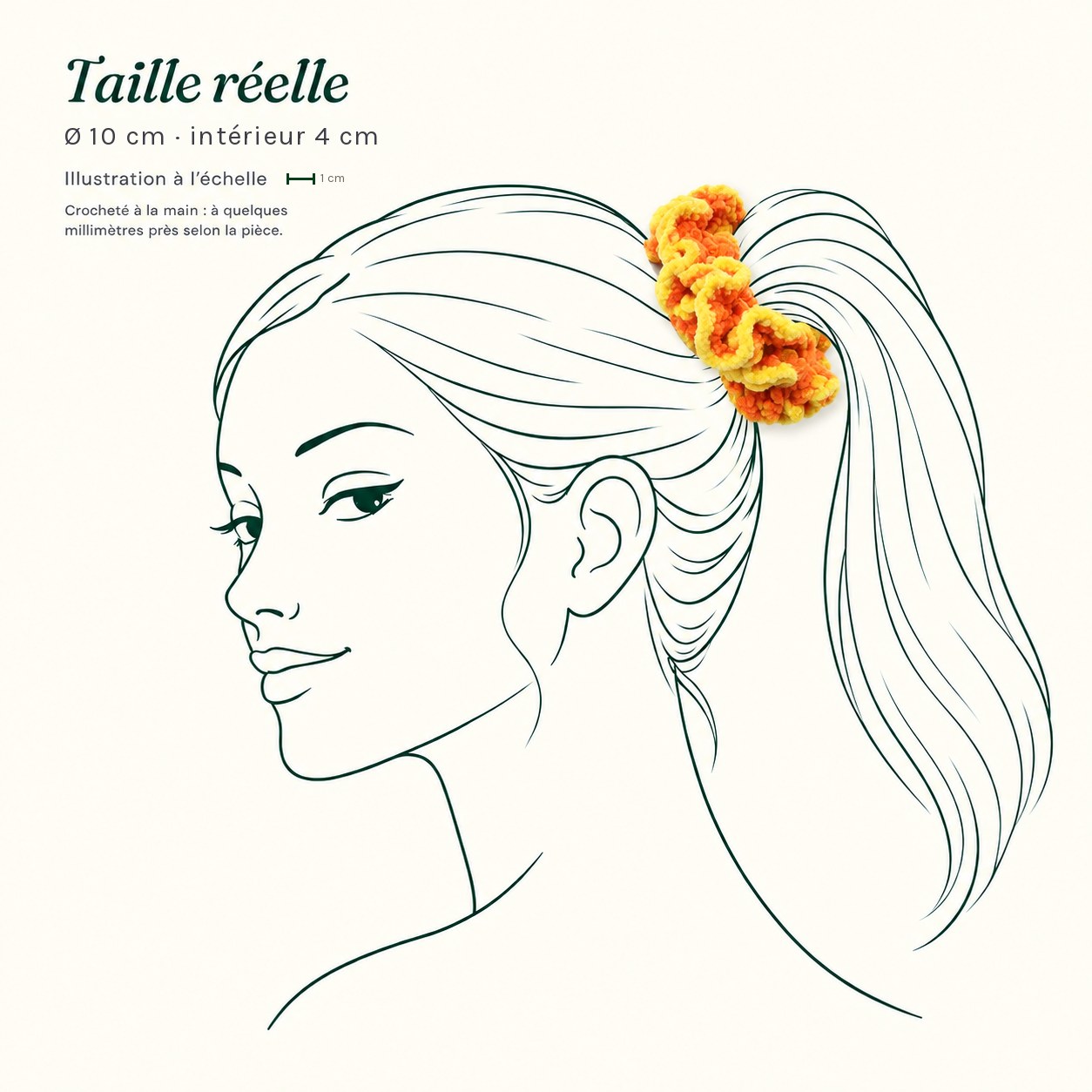 Josette · Bicolore jaune et orange – Image 3