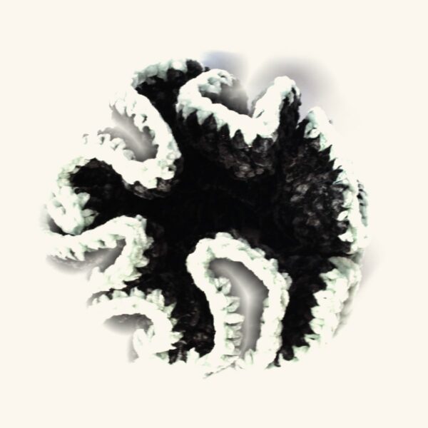 Paulette · XXL noir et vert d’eau