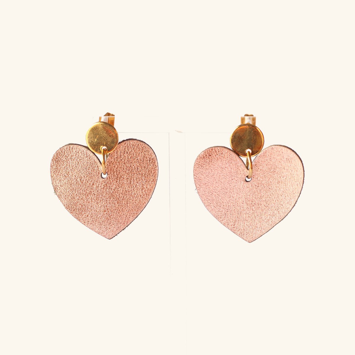 Agathe · Cœur rose nacré