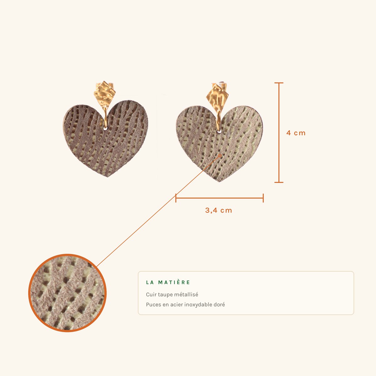 Agathe · Cœur taupe – Image 2