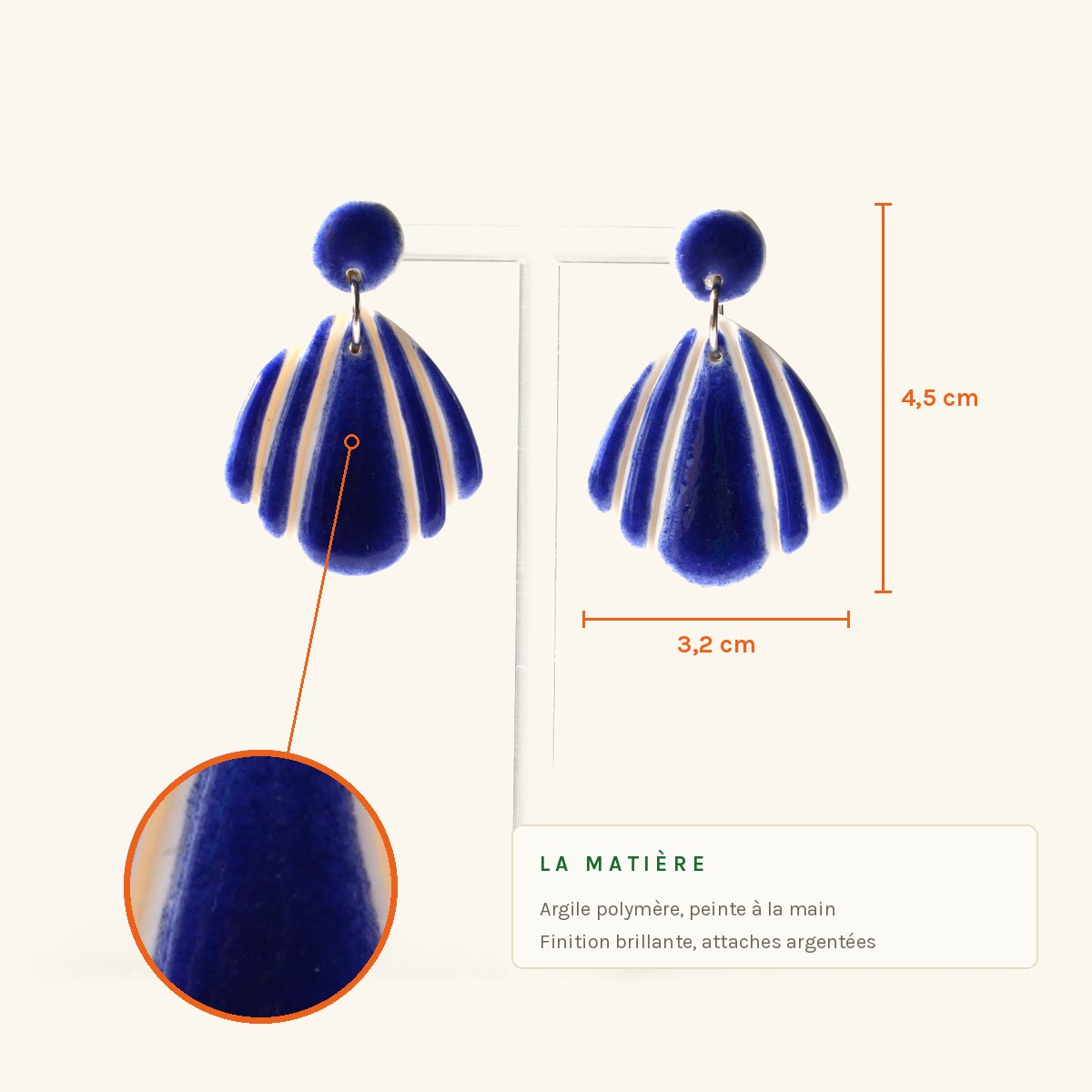 Marcelle · Coquillage bleu faïence – Image 2