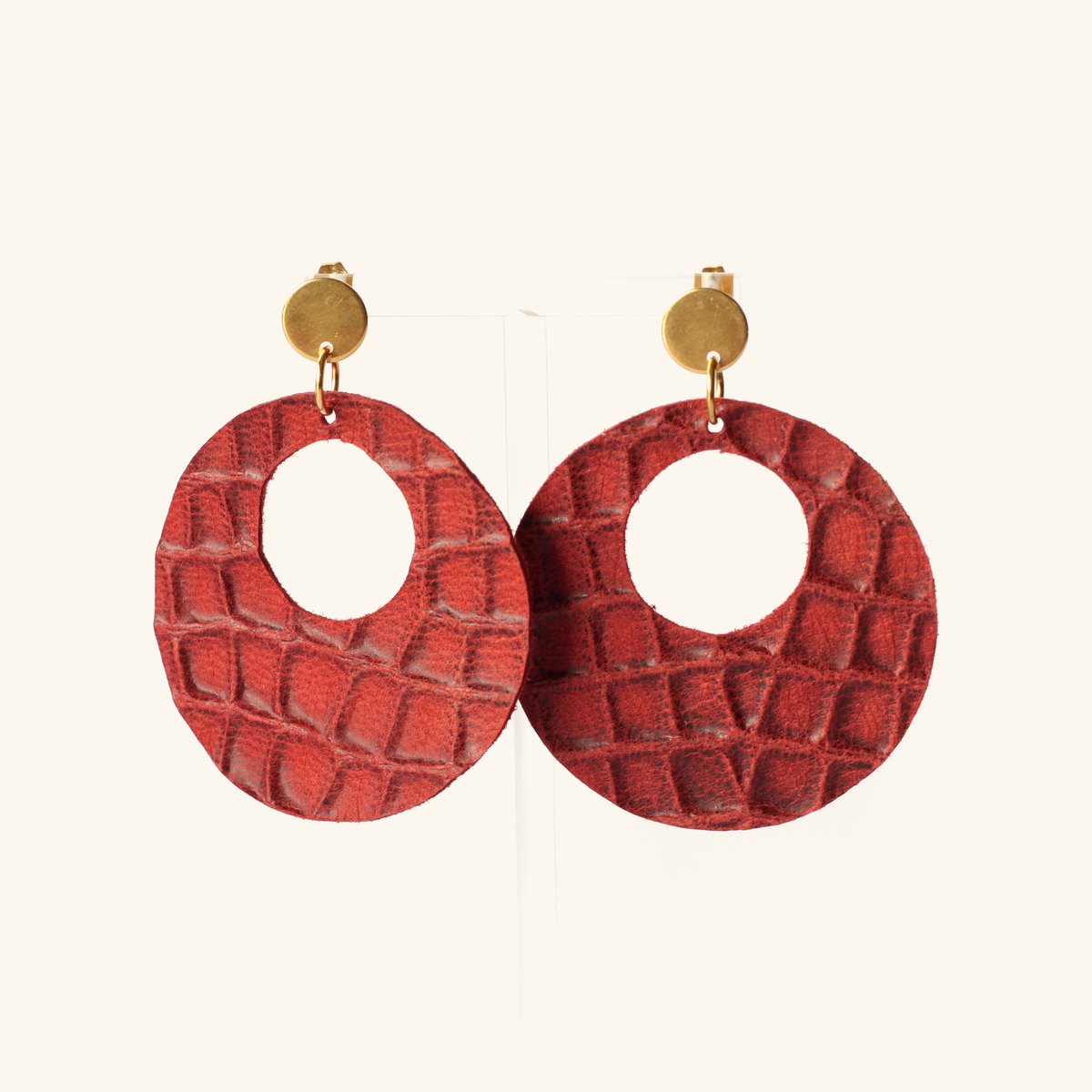 Rolande · Créole croco rouge