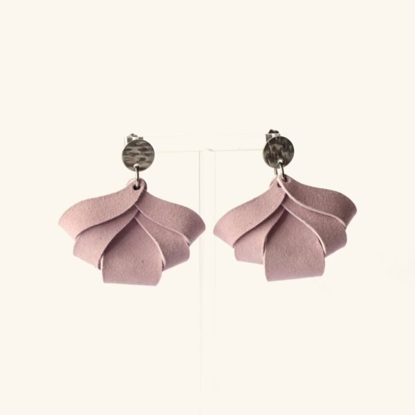 Irène · Fleur plissée vieux rose