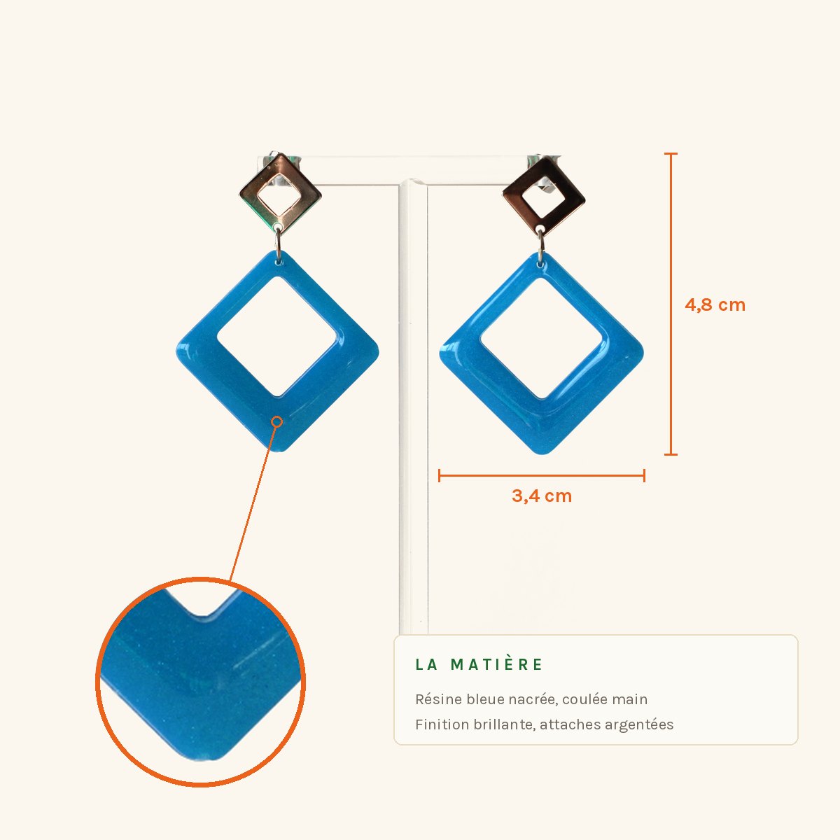 Huguette · Losange bleu – Image 2
