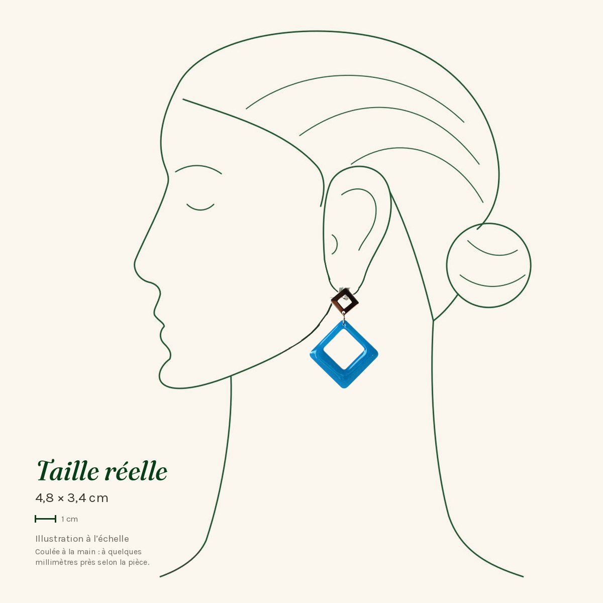 Huguette · Losange bleu – Image 3
