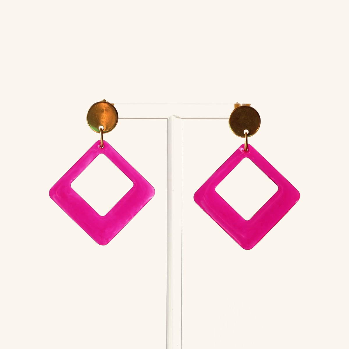 Ginette · Losange fuchsia