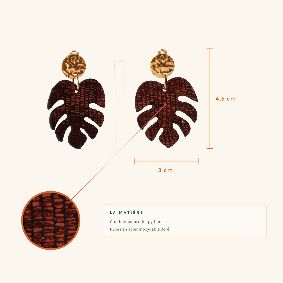 Lola · Monstera bordeaux python – Image 2