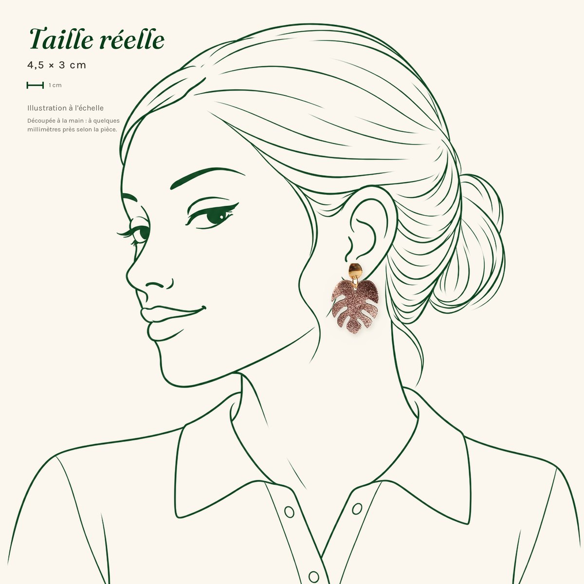 Lola · Monstera rose cuivré – Image 3