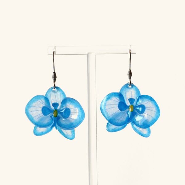 Simone · Orchidée bleu ciel