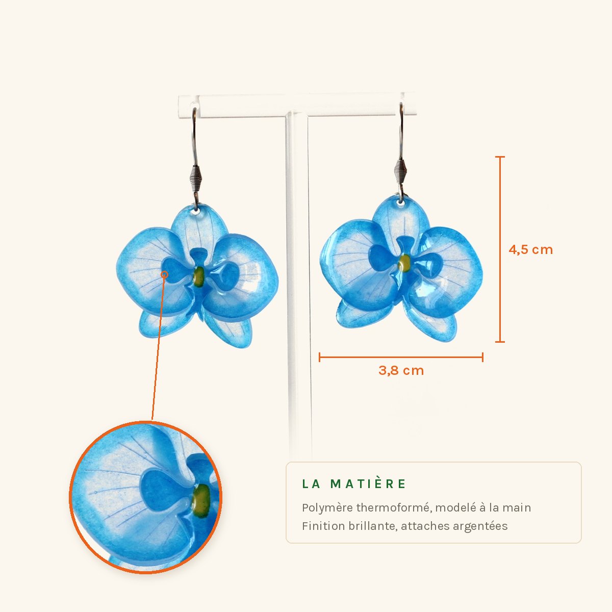 Simone · Orchidée bleu ciel – Image 2