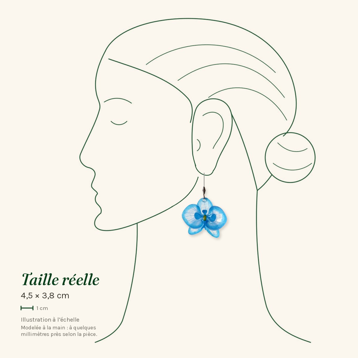 Simone · Orchidée bleu ciel – Image 3