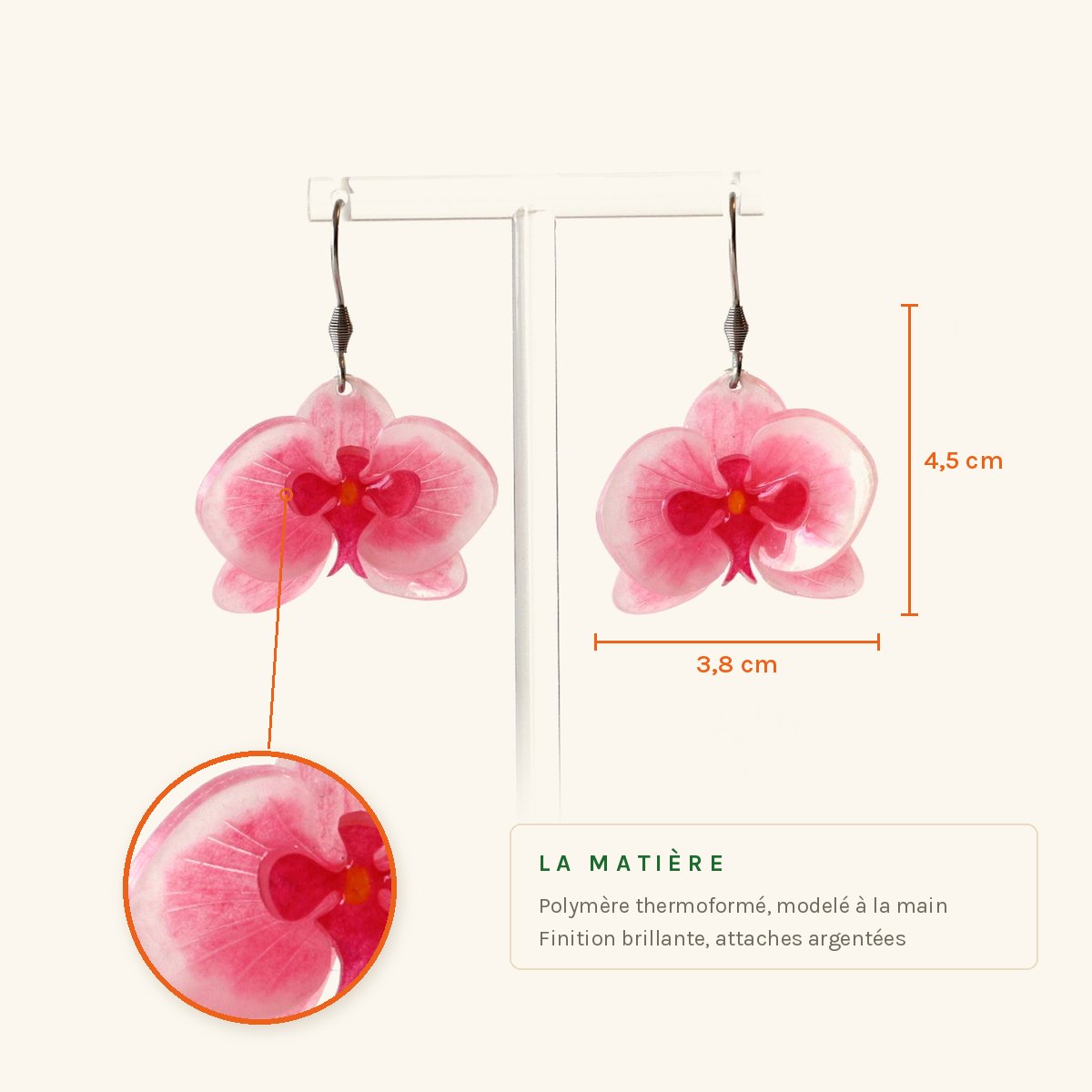 Josette · Orchidée rose – Image 2