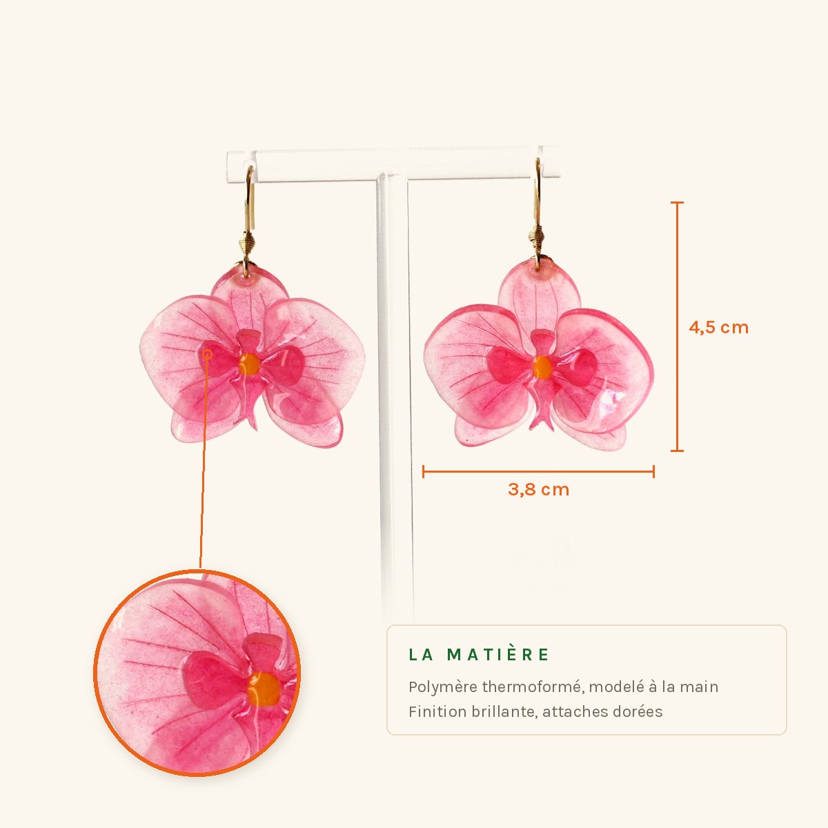 Jeanne · Orchidée rose – Image 2