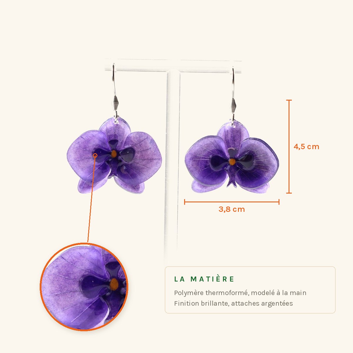 Lucienne · Orchidée violette – Image 2