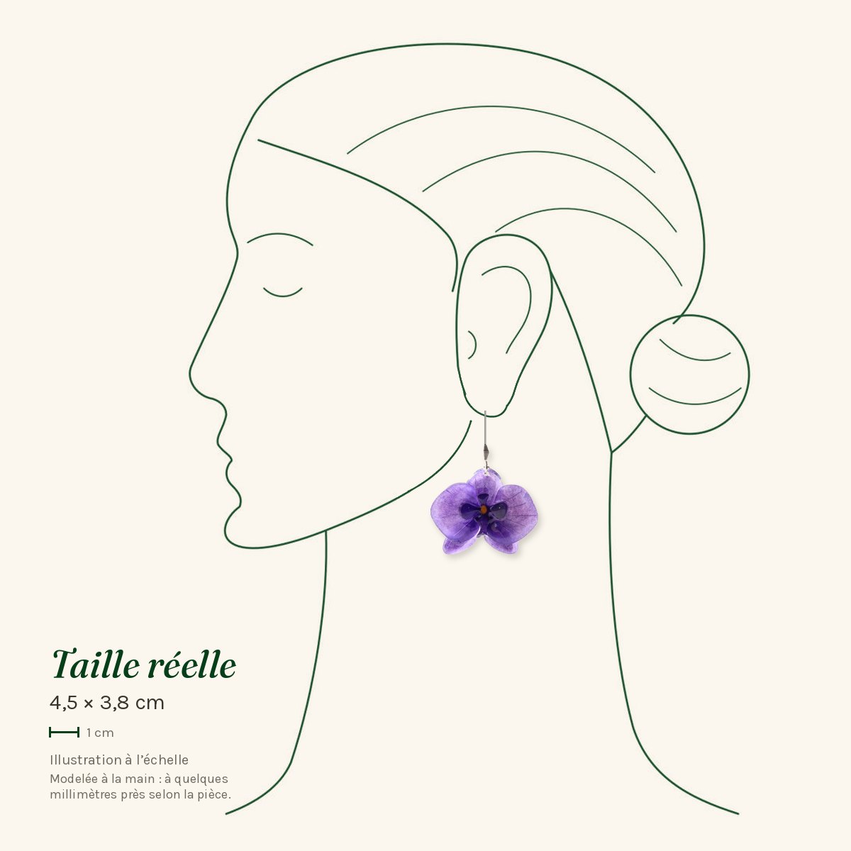 Lucienne · Orchidée violette – Image 3