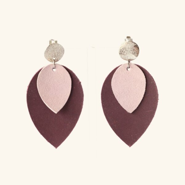 Augustine · Pétale prune et rose poudré
