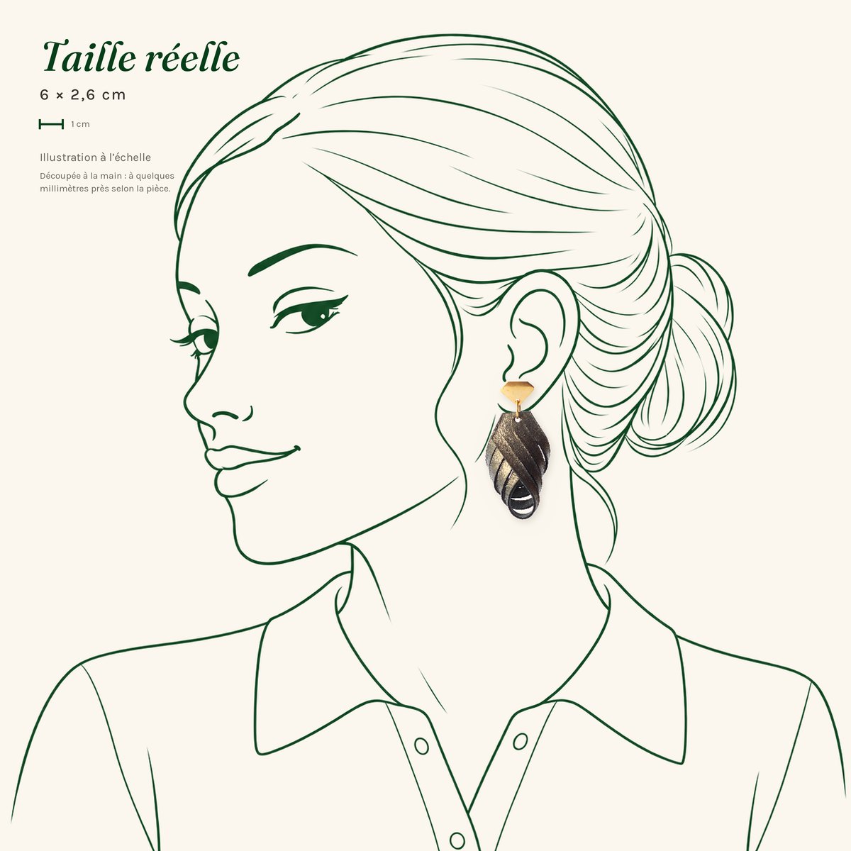 Adèle · Torsade bronze – Image 3
